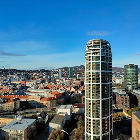 Apartment Sag Romantic 22 Floor Panorama Free Parking Free Wifi Bratislava
