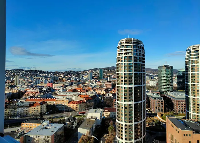 Apartament Sag Romantic 22 Floor Panorama Free Parking Free Wifi Bratislava