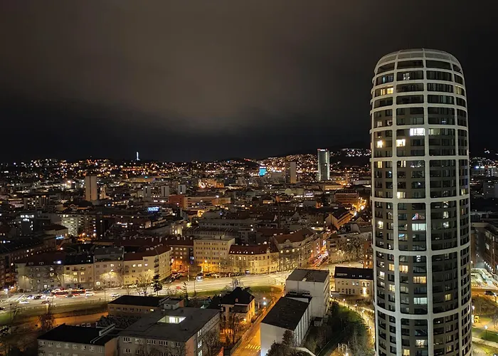 Apartmán Sag Romantic 22 Floor Panorama Free Parking Free Wifi